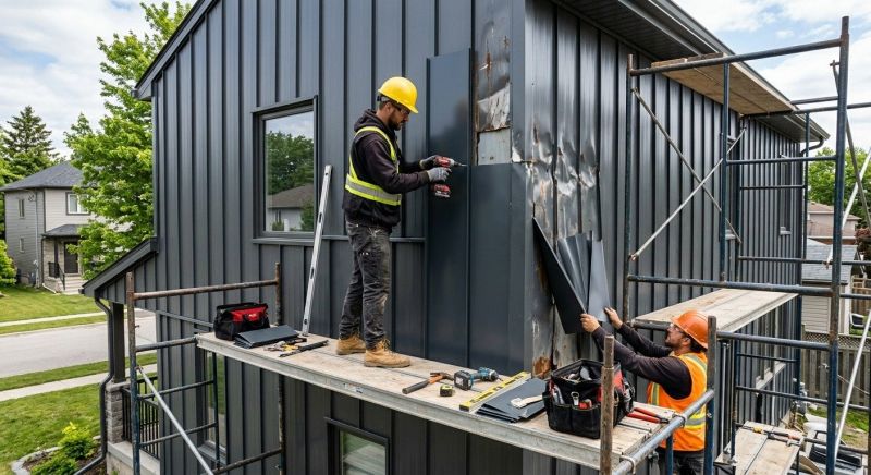 Metal Siding or Cladding Repair